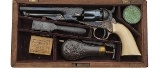 "Beautiful Presentation Factory Engraved Cased Colt 1862 Police (AC353)" - Image 1 of 10