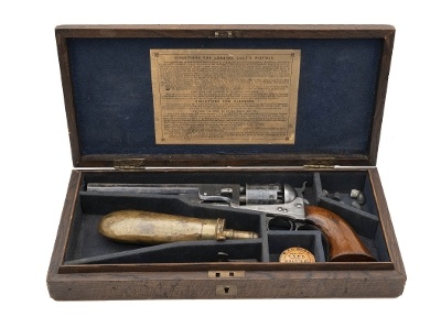 "Cased Colt 1851 Navy Revolver (AC373) DTX" - Image 9 of 11