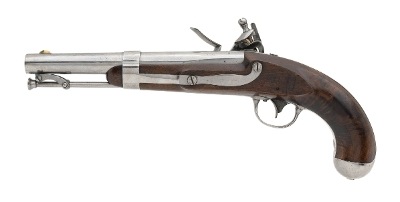 "U.S. Model 1836 Flintlock pistol (AH6664)" - Image 2 of 7