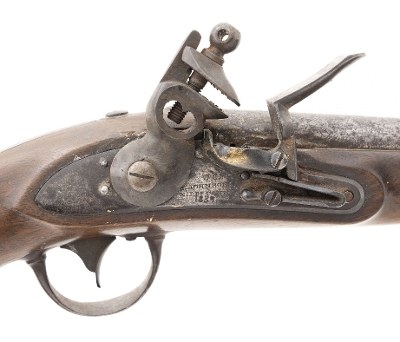 "U.S. Model 1836 Flintlock pistol (AH6665)" - Image 3 of 7