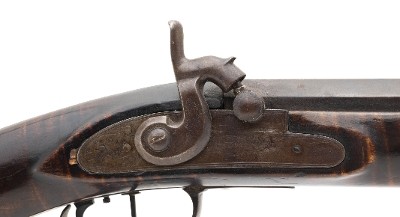 "Half Stock Double Key Percussion Rifle (AL5824)" - Image 3 of 8