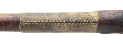 "Hide Wrapped Half Stock Percussion Rifle (AL5751)" - Image 7 of 9