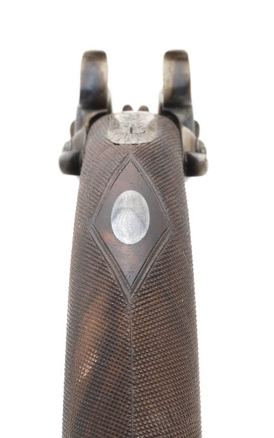 "Beautiful Cased Pair of English Travelers Percussion Pistols (AH6543)" - Image 6 of 15