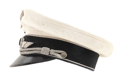 "German WWII Luftwaffe Officer's Visor Cap (MM1463)" - Image 4 of 6
