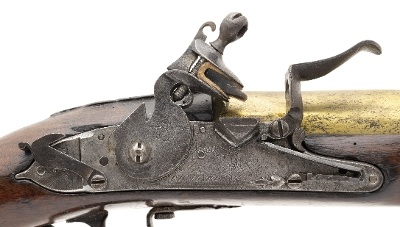 "Large 18th Century British Flintlock Musketoon (AL7051) DTX" - Image 3 of 9