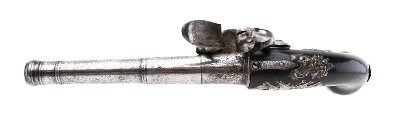 "Beautiful English Flintlock Queen Anne Pistol by Wilson of London Ex. George Nuemann Collection (AH6091)" - Image 2 of 9