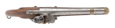 "Austrian Model 1851 Tube Lock Pistol Altered to Flintlock (AH6480)" - Image 5 of 5