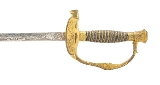 "Beautiful Staff & Field Presentation Sword with Whistle Guard (SW1374)" - Image 2 of 8