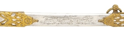 "Very Fine Pattern 1872 Presentation Sword by N. C. Lilly & Co of Columbus, OH (12348096)(dtx)" - Image 3 of 9