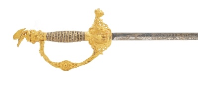 "Identified US Officers Dress Sword (SW1282)" - Image 7 of 8