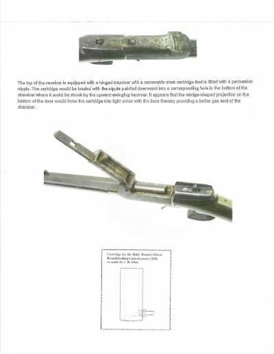 "Rare H&C Daniels Breech-Loading .40 Under Hammer Rifle (AL5231) DTX" - Image 6 of 15