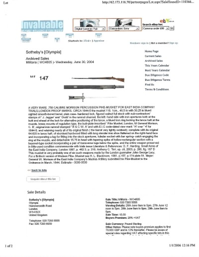 "Unusual English Percussion Musket with Attached Rest (AL5184)(DTX)" - Image 18 of 20