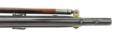 "Unusual English Percussion Musket with Attached Rest (AL5184)(DTX)" - Image 9 of 20