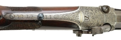 "Beautiful Percussion Target Rifle Signed F.W. Moritz in Gold and Outlined in Silver (AL4287) DTX" - Image 8 of 17