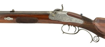 "Beautiful Percussion Target Rifle Signed F.W. Moritz in Gold and Outlined in Silver (AL4287) DTX" - Image 5 of 17