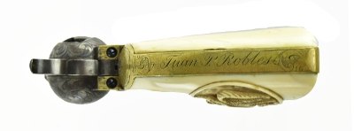 "Inscribed Factory Engraved Colt 1851 Navy with Carved Mexican Eagle Ivory Grips (C14631) DTX" - Image 9 of 11