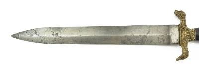 "Ames Double Dog Head Bowie Knife (K1823)" - Image 6 of 8