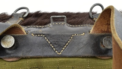 "German WWII Model 1939 Pony Fur backpack (MM1267)" - Image 6 of 6