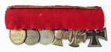 "German WWII Six Medal Bar which includes The" Luftschutz-Ehrenzeichen 1c Stuf" (MM958)" - Image 3 of 6