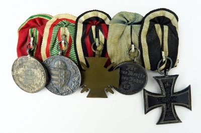 "German WWI Five Medal device Kingdom of Wurttenberg Solder (MM960)" - Image 1 of 2