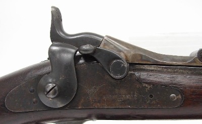 "U.S. Model 1880 Trapdoor Springfield Rifle with Triangular Bayonet. (AL2380)" - Image 3 of 8