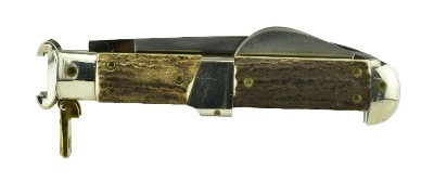 "Falcon Stag Handled Large Folding Hunting Knife (K2118)" - Image 2 of 4