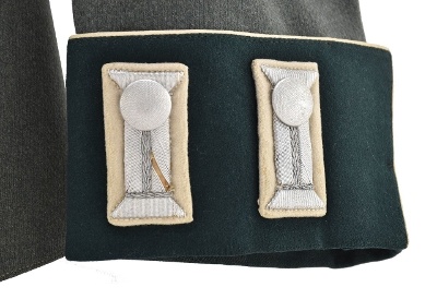"WWII German Officers M35 Waffenrock Leutnant Ranked (MM1155)" - Image 3 of 7