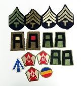 "Lot of Assorted U.S. WWII Patches and Rank Insignias. (MM927)" - Image 1 of 1