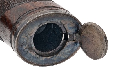 "Excellent Cased Identified Pair of Double Barrel Percussion Pistol With Flip Bayonets (72456) " - Image 15 of 25
