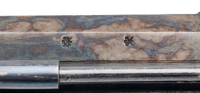 "Excellent Cased Identified Pair of Double Barrel Percussion Pistol With Flip Bayonets (72456) " - Image 12 of 25