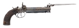 "Excellent Cased Identified Pair of Double Barrel Percussion Pistol With Flip Bayonets (72456) " - Image 2 of 25