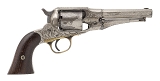 "Factory Engraved Remington New Model Police Conversion .38RF (AH9008)" - Image 2 of 7