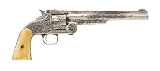 "Beautiful New York Engraved Smith & Wesson 2nd Model American (AH8370)" - Image 2 of 6