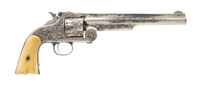 "Beautiful New York Engraved Smith & Wesson 2nd Model American (AH8370)" - Image 2 of 6