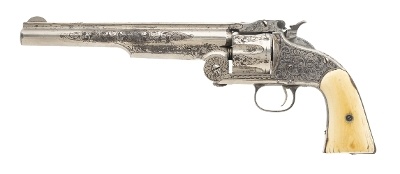 "Beautiful New York Engraved Smith & Wesson 2nd Model American (AH8370)" - Image 1 of 6