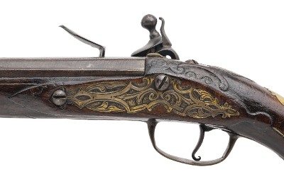 "Early Germanic Flintlock Pistol (67556) " - Image 4 of 9
