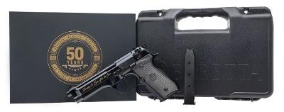 "(SN: 92SB1258) BERETTA 92SB 90 SERIES 50TH ANNIVERSARY EDITION PISTOL 9MM (L2026-07529) NEW" - Image 3 of 3