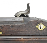 "Unusual English Percussion Musket with Attached Rest (AL5184)(DTX)" - Image 7 of 20
