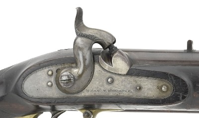 "Unusual English Percussion Musket with Attached Rest (AL5184)(DTX)" - Image 2 of 20