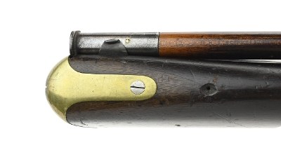 "Unusual English Percussion Musket with Attached Rest (AL5184)(DTX)" - Image 10 of 20