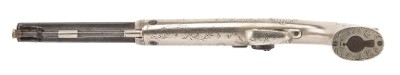 "Large All Metal Saw Handle Percussion Pistol with American Motifs (AH4309)" - Image 2 of 6