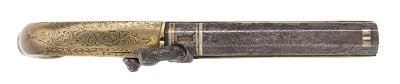 "Large All Metal Stocked Percussion Pistol Marked Hyde and Goodrich (AH4310) DTX" - Image 4 of 6