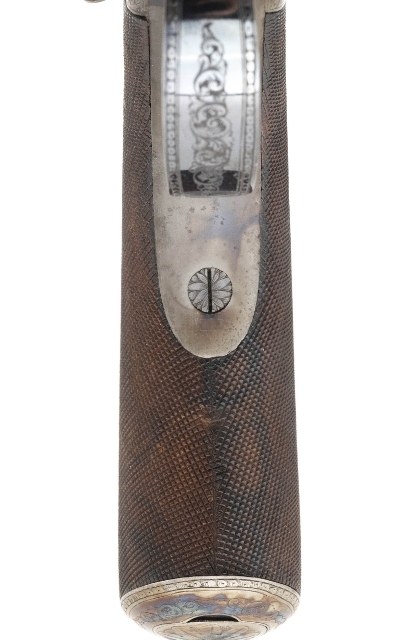 "Beautiful Cased Pair of English Travelers Percussion Pistols (AH6543)" - Image 7 of 15