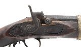 "Hide Wrapped Half Stock Percussion Rifle (AL5751)" - Image 3 of 9