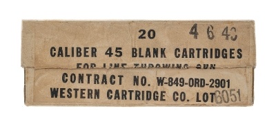 "Caliber 45 BLANK Cartridges (AN120)" - Image 1 of 1