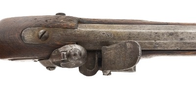 "Belgian Napoleonic Wars Flintlock Short Musket (AL5327)" - Image 3 of 7