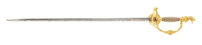 "Identified US Officers Dress Sword (SW1282)" - Image 4 of 8