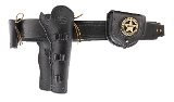 "San Pedro Saddlery Double Slim Jim Holster Rig (MIS1403)" - Image 3 of 4