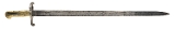 "1863 Spencer Navy Rifle Bayonet (MEW3115)" - Image 1 of 2