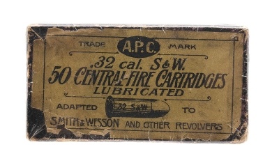 ".32cal. S&W By Scarce A.P.C. Cartridges (AM606)" - Image 1 of 2